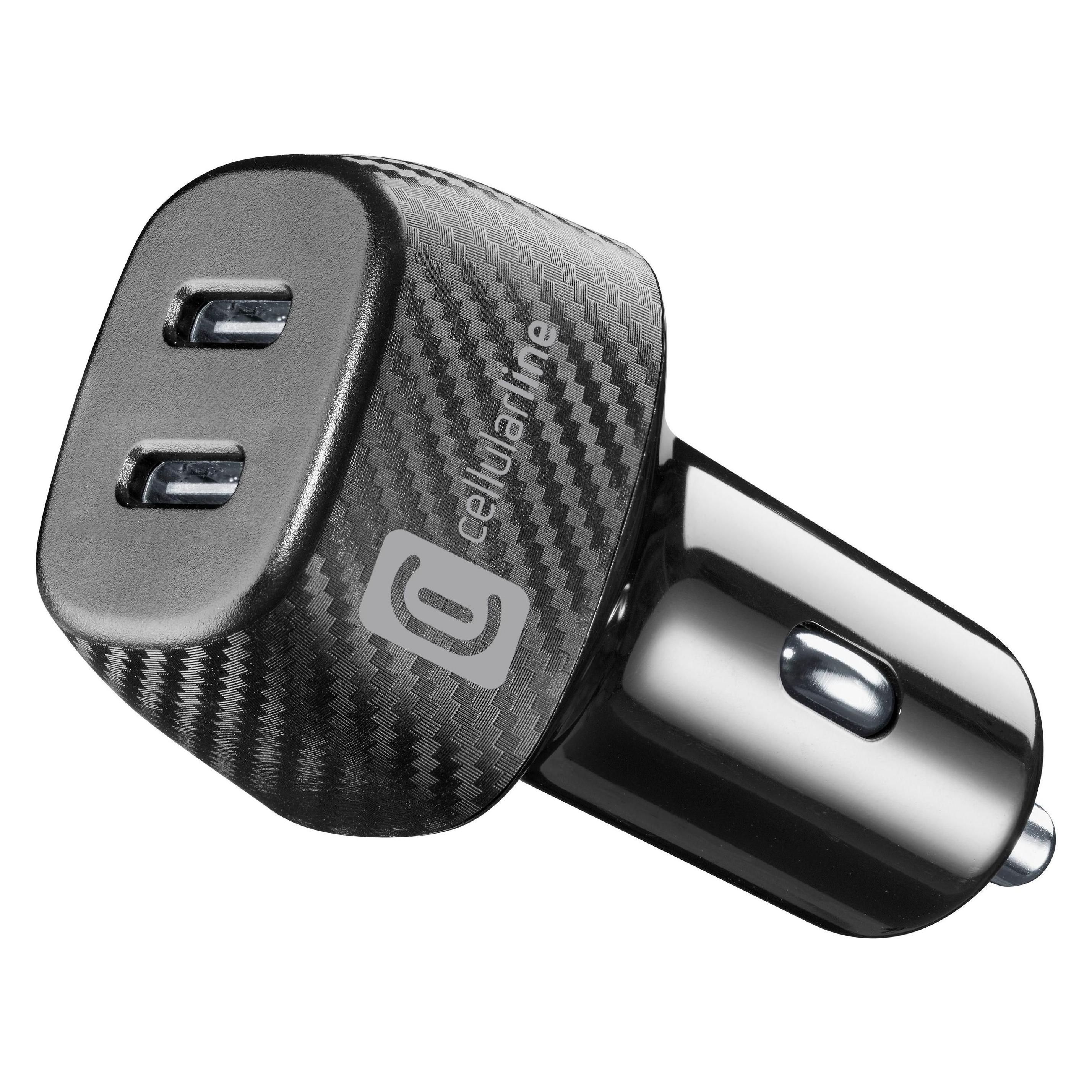 Cellularline USB Charger Multipower Duo 40W (CBRUSB2PD40WK)