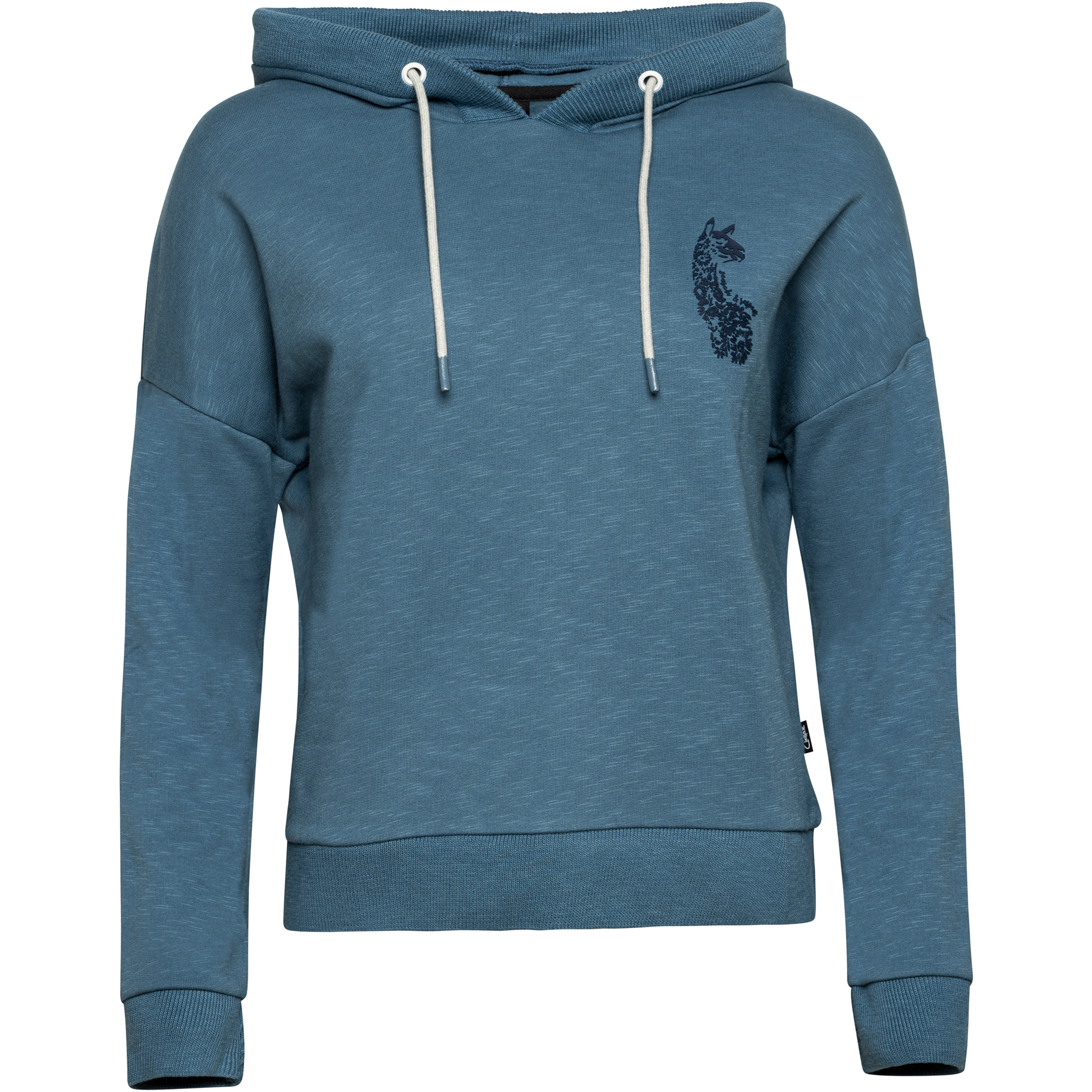 Chillaz Stelvio Alpaca Floral Damen Hoodies blau Größe L Bouldern | Lifestyle | Sportklettern Hautfreundlich