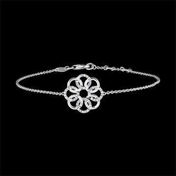 Edenly Armband Schicksal - Arabesque - 18 Karat WeiÃŸgold und Diamanten
