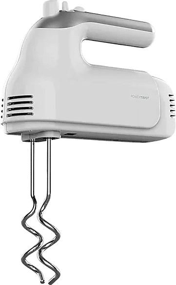 Amasadora de mano - Cecotec PowerTwist 500, 500 W, 5 Velocidades, Blanco