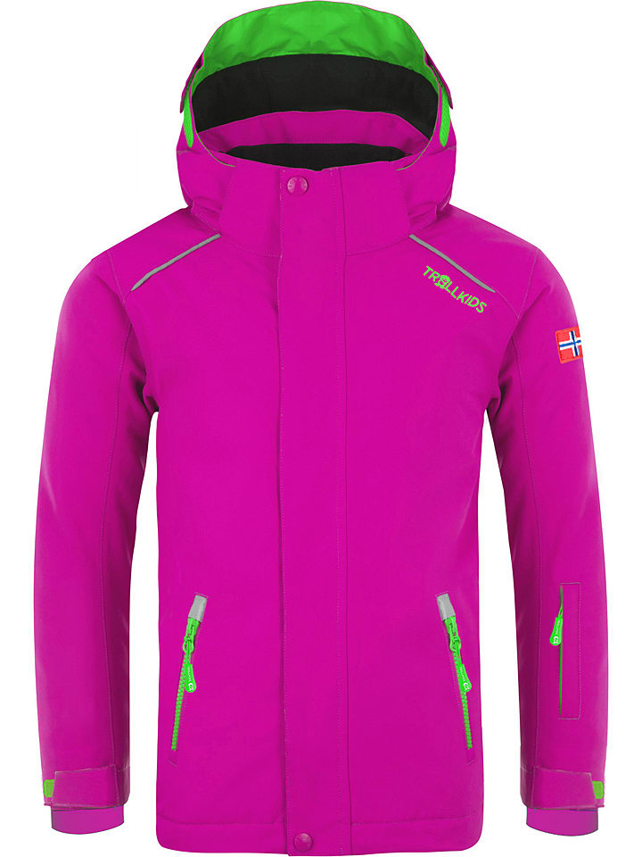 Trollkids Ski-/ Snowboardjacke "Holmenkollen Pro" in Pink - 92