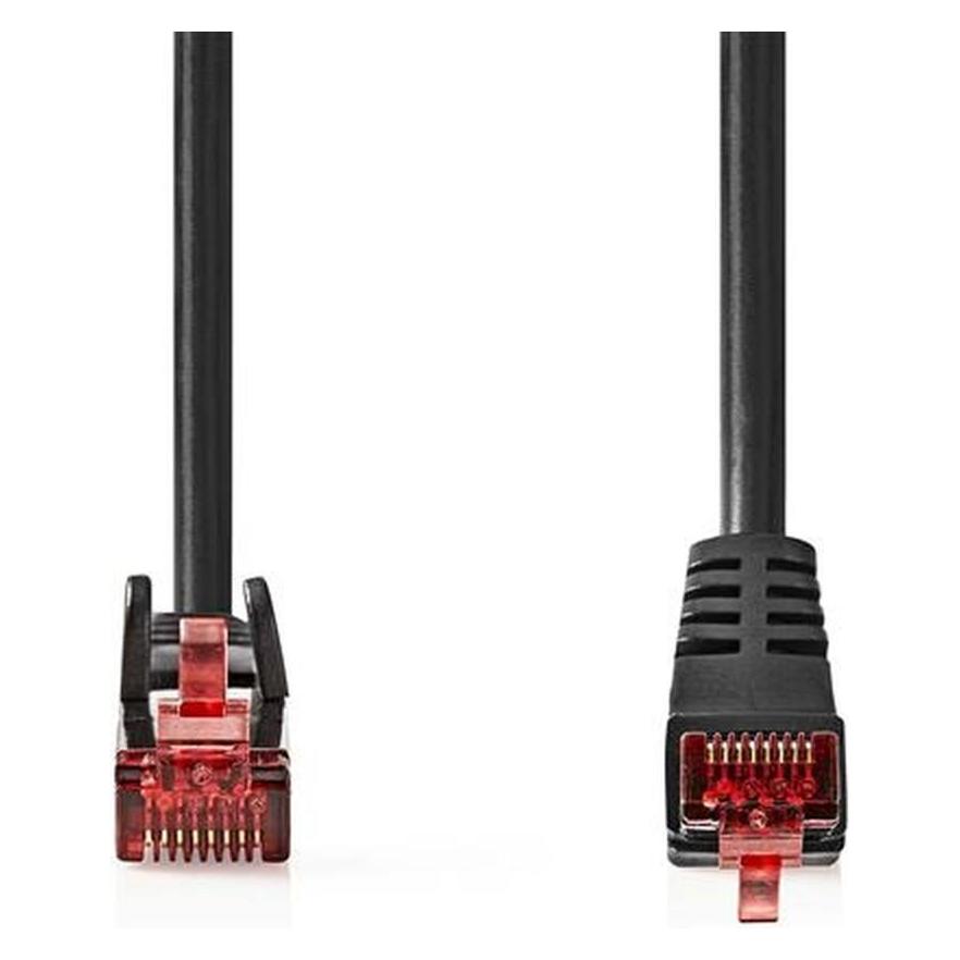 Nedis Netzwerkkabel CAT6, FTP, RJ45, männlich, männlich, 2 Stück (SF/UTP, CAT6, 2 m) (CCGP85227BK20)