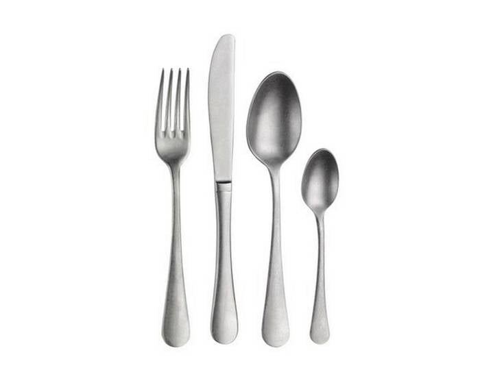 Pintinox Besteckset Stresa Stone Washed, Edelstahl, Metall, 24-teilig, 7x5.3x25.5 cm, ISO 9001, rostfrei, lebensmittelecht, Essen & Trinken, Besteck, Besteck-Sets