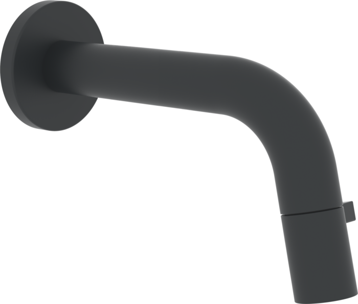 HANSANOVA Style Waschtisch-Wand-Auslaufventil 5086810133 Ausladung 107 mm, mattschwarz