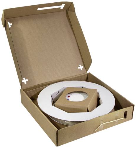 LogiLink FB2SC50 Glasfaser LWL Anschlusskabel 50m Weiß Singlemode OS2