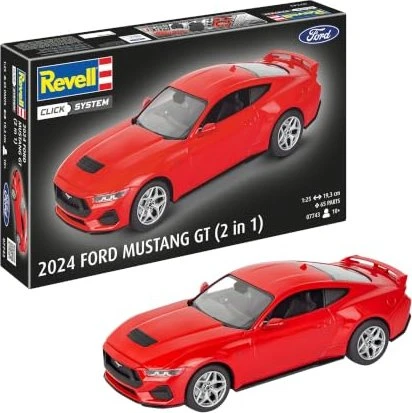 Revell 2024 Ford Mustang GT Click-System (Click-System, Maßstab: 1:25)