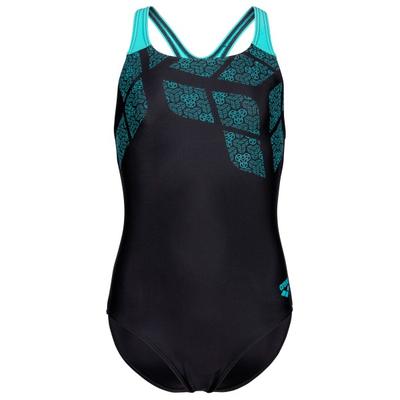 Arena - Girl's Kikko Swimsuit Swim Pro Back - Badeanzug Gr 152 schwarz