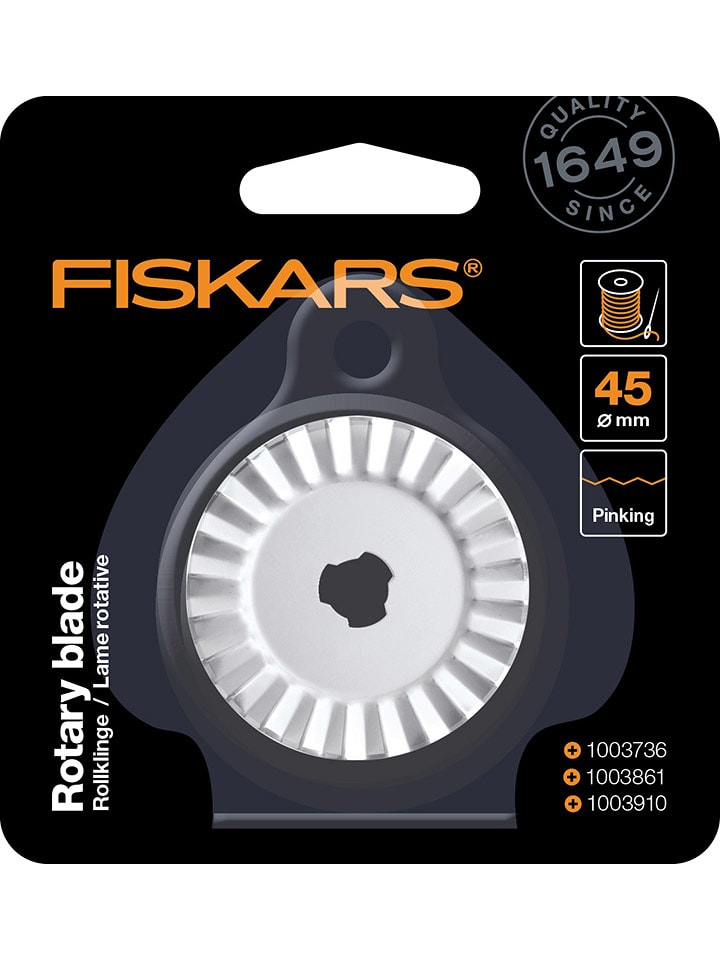 Fiskars Ersatzklinge mit Einkerbungen in Silber - Ø 4,5 cm - onesize