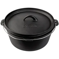Grill Guru, Grillgeschirr, Grilltopf Cast Iron Dutch Oven Gusseisen