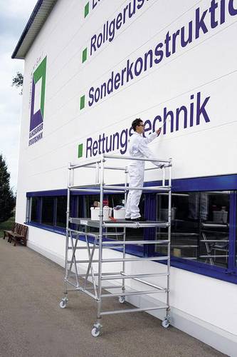 MUNK Günzburger Steigtechnik 115148 Klappgerüst Montage ohne Werkzeug Arbeitshöhe (max.): 6.8m
