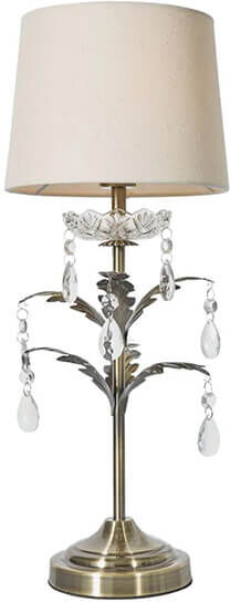 BHS Paisley Antique Brass Table Lamp