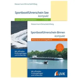 Sportbootführerscheine Binnen und See, Fachbücher von Matthias Wassermann, Daniel, Roman, Hillwig, Simschek