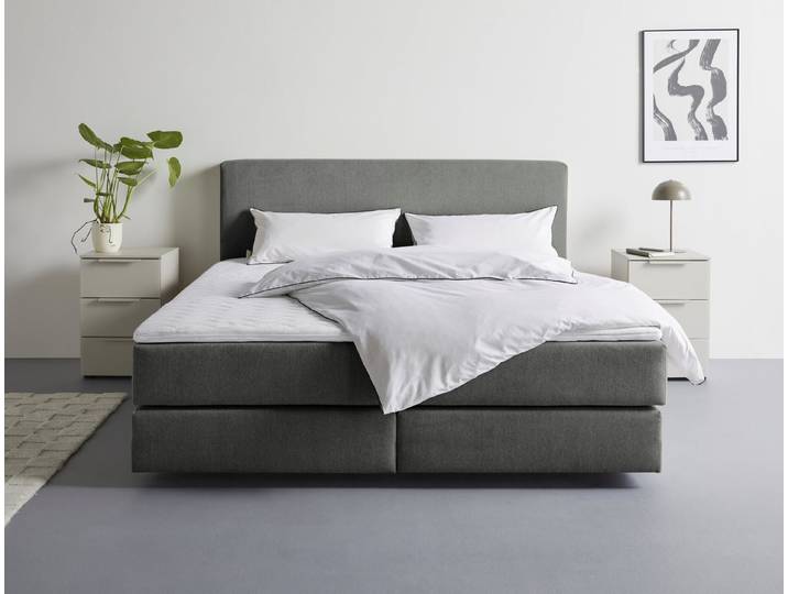 LeGer Home by Lena Gercke Boxspringbett Zalia erhältlich in verschiedenen Breiten, inkl. Toppper, wahlweise mit Bonnell- oder 7-Zonen-Tonnentaschenfederkern