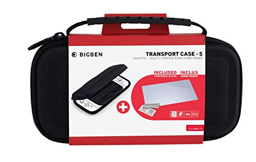 Bigben Transport Case-S met beschermhoes en gehard glas voor Nintendo Switch Lite