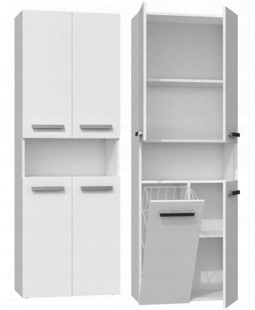 Top e shop Badkamerkast met open plank, wit