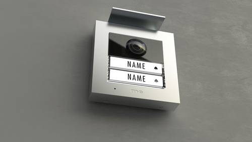 M-e modern-electronics VDV-2020 S Video-Türsprechanlage Kabelgebunden, RFID Außeneinheit Silber
