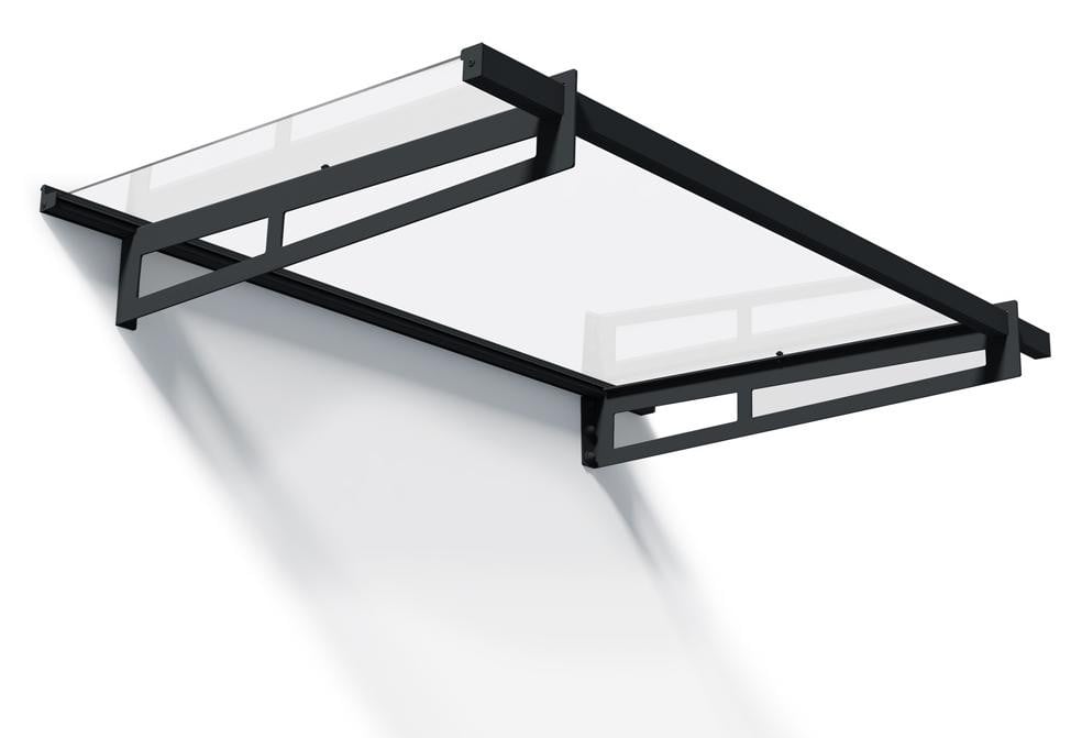 Palram Canopia Overkapping Eifel 1500, antraciet, B: 150 cm, H: 93 cm, D: 19 cm