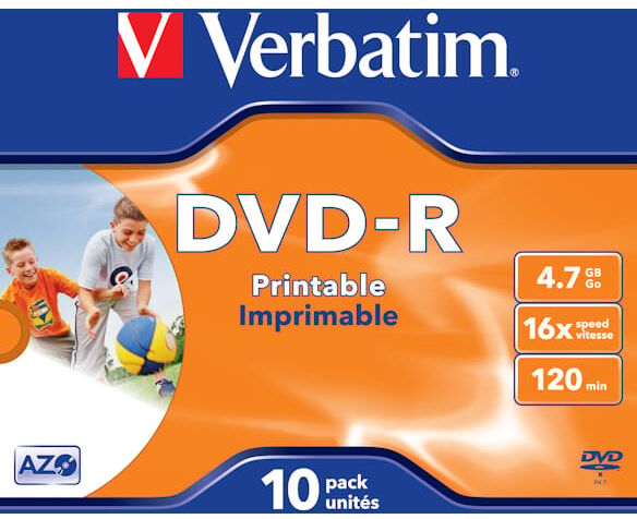 DVD-R 16x 4,7GB Printable (10)