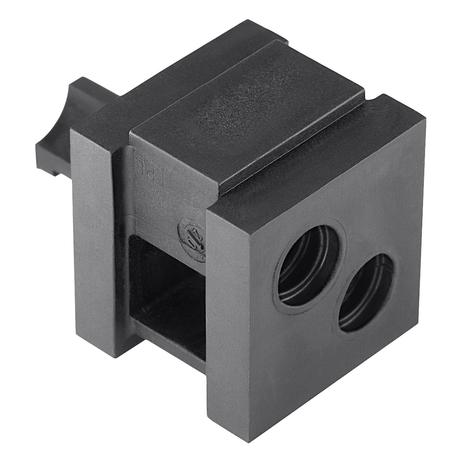HellermannTyton VP-S 2/7-8 Ins-dbl-PL-BK (20) Zweifachtülle halogenfrei Kunst (440-00021)
