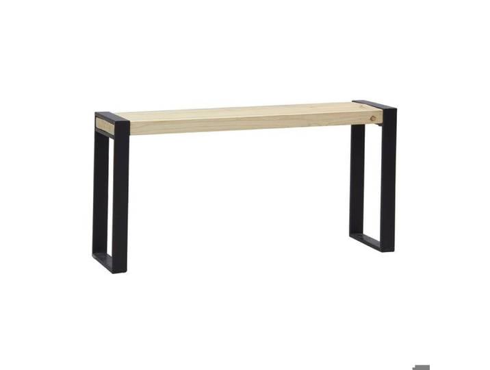 Banc en pin et métal