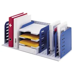 styro styrorac Sortierstation DIN A4 7 -Fach grau/blau