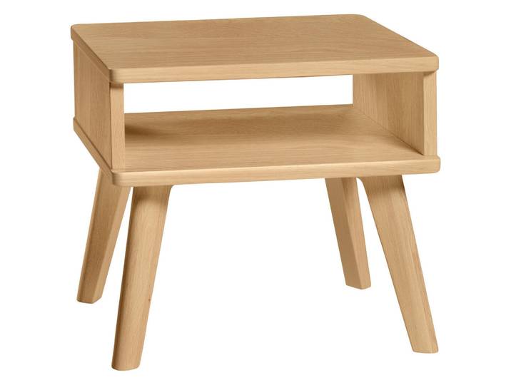 Nachtschrank, Braun, 48x38x42 cm, Eiche, Typenauswahl, Schlafzimmer, Hasena