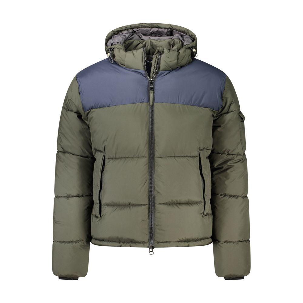 Pufferjas Colorblock Stijl