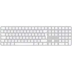 APPLE Magic Keyboard mit Touch ID und Ziffernblock für Mac mit Apple Chip (USB-C), weiß/silber, USB/Bluetooth, EN