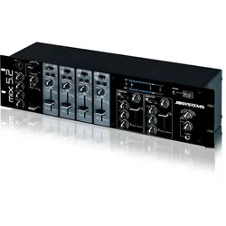 JB Systems - MIX 5.2 - 2 Zonenmischer mit 5 Eingängen 3HE