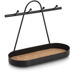 Schlüsselablage NERO (LBH 27,50x12,50x23,50 cm) - schwarz - LBH 27,50x12,50x23,50 cm