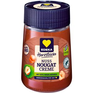 Edeka Schokocreme Herzstücke Nuss-Nougat-Creme, 400 g