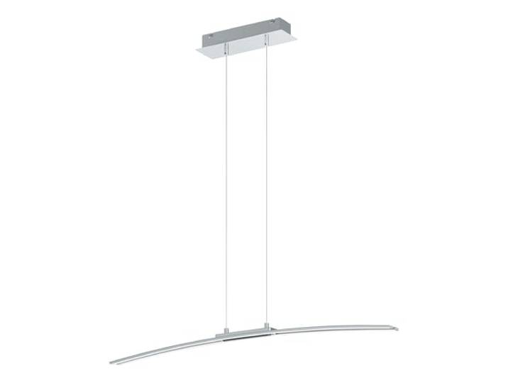 Eglo LED Suspension Lasana\, suspension 1 flamme\, suspension en aluminium\, acier\, plastique\, couleur : chrome\, blanc