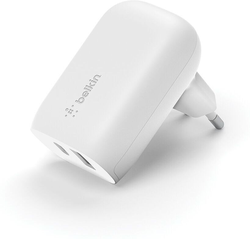 Belkin Multiport Schnellladegerät (USB-A & USB-C)   weiß - Refurbished