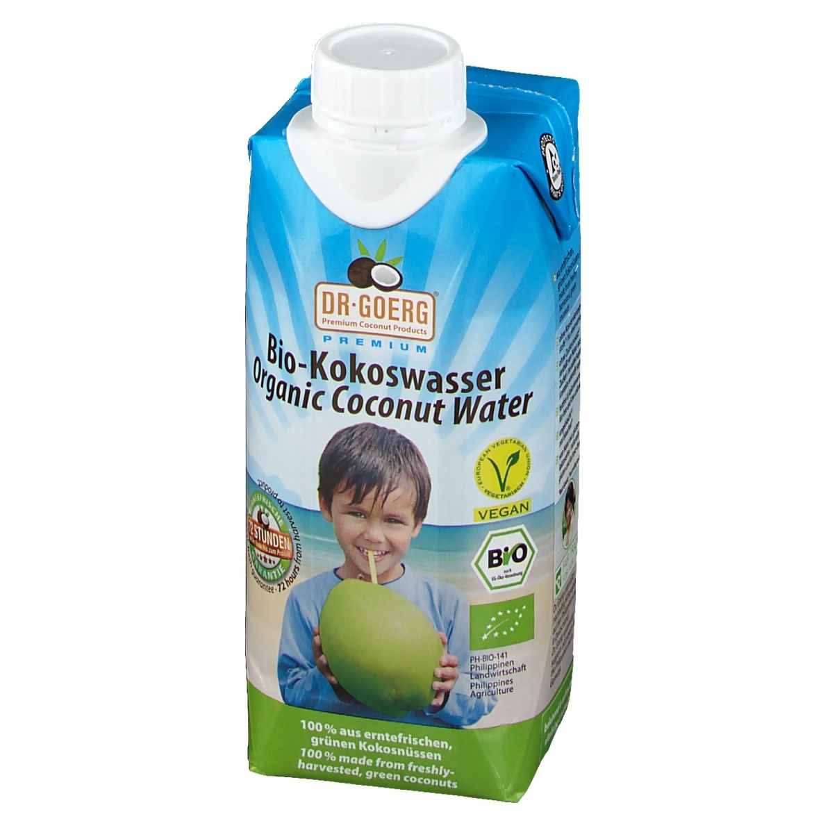 Dr.goerg Premium Bio-Kokoswasser im Tetra-Pak 330 ml Saft