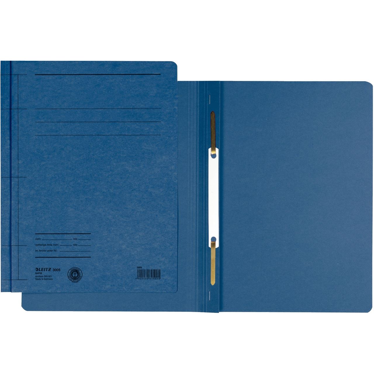 LEITZ Schnellhefter Rapid 3005 Karton blau DIN A5