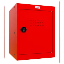 Phoenix CL0544RRC Würfel-Schließfach Cube Locker 66L Rot - Kombinationsschloss - Für Hause, Büro, Fitness, Schüle