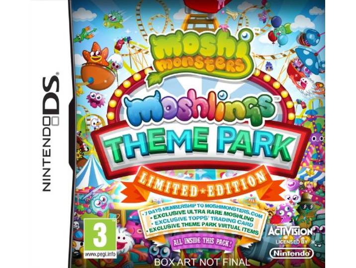 Moshi Monsters 2 Moshlings Theme Park Limited Edition Game DS