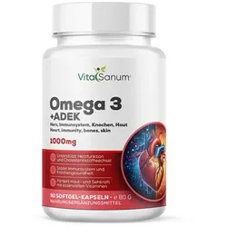 VitaSanum® - Omega 3 + ADEK 1000 mg 90 Kapseln