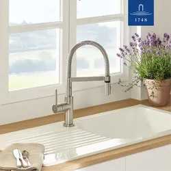 Villeroy und Boch Steel Expert Compact-Window Küchenarmatur 929900LC 42x220mm, Edelstahl massiv