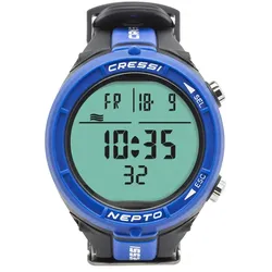 Cressi Nepto Frei-Tauchcomputer - blau