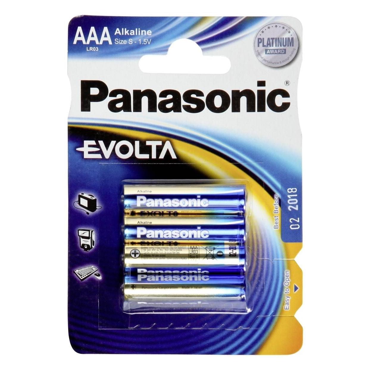 Panasonic Evolta (4 Stk., AAA) (LR03EGE/4BP)