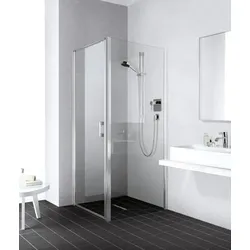 Kermi Seitenwand Liga TWD 0780x2000, silber hochglanz, ESG klar mit KermiClean, LITWD07820VPK LITWD07820VPK