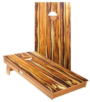 Skip's Garage Burnt Wood Cornhole Boards