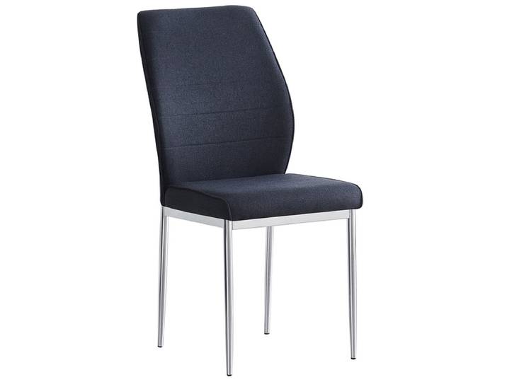 Stuhl LENNA II Stoff schwarz