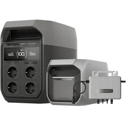 EcoFlow DELTA 3 Serie + Intelligente Zusatzbatterie Bundle - 0 % MwSt. (Nur Deutschland) DELTA 3 + Zusatzbatterie + STREAM Mikro-Wechselrichter