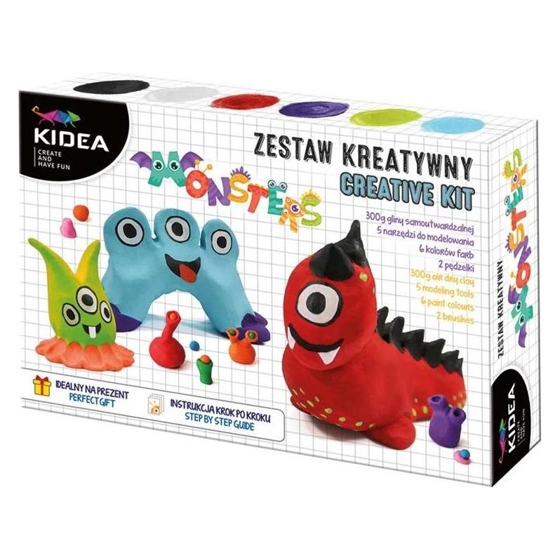 Derform KIDEA Monster-Set aus selbsthärtendem Ton (44148531)