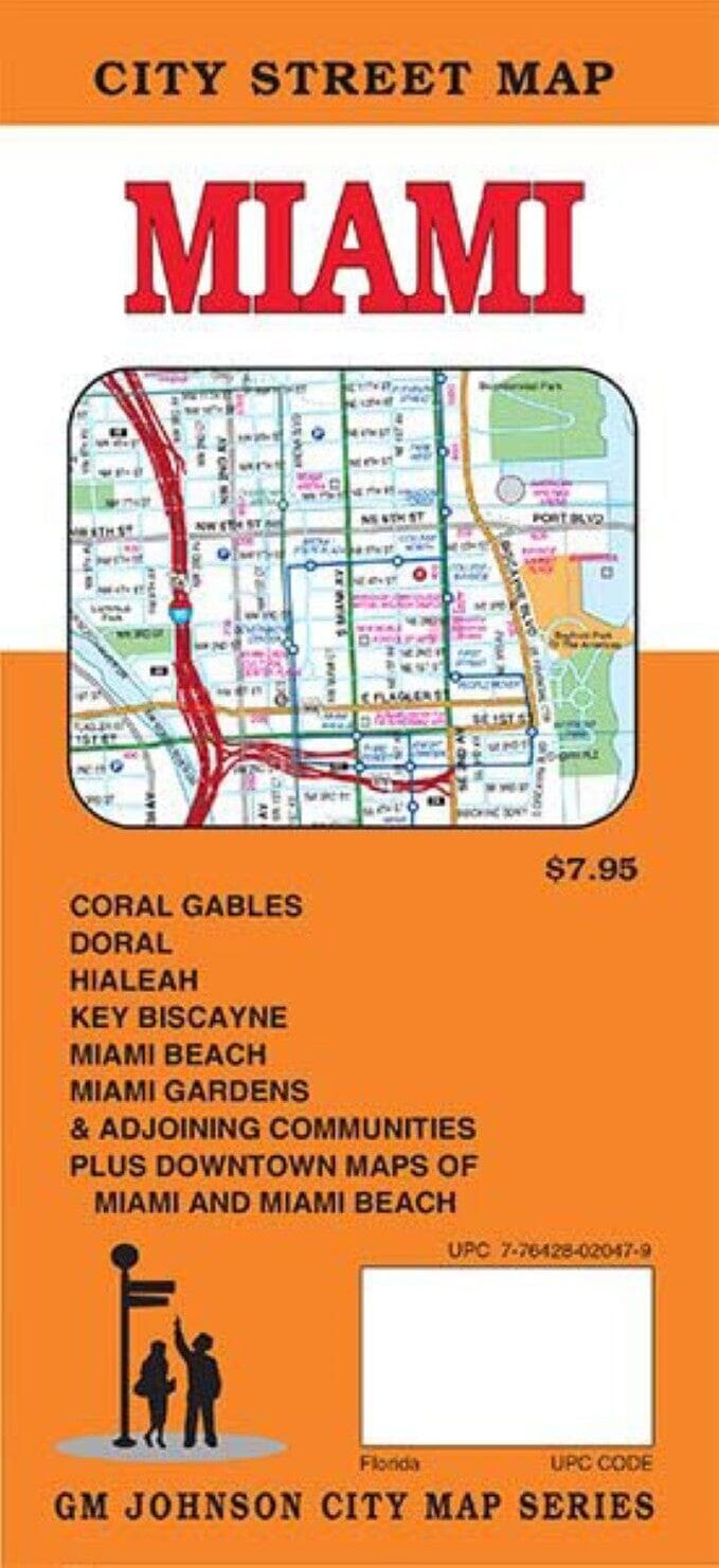 Carte des rues - Miami   GM Johnson
