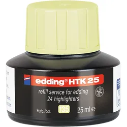 edding HTK 25 Nachfülltinte pastellgelb