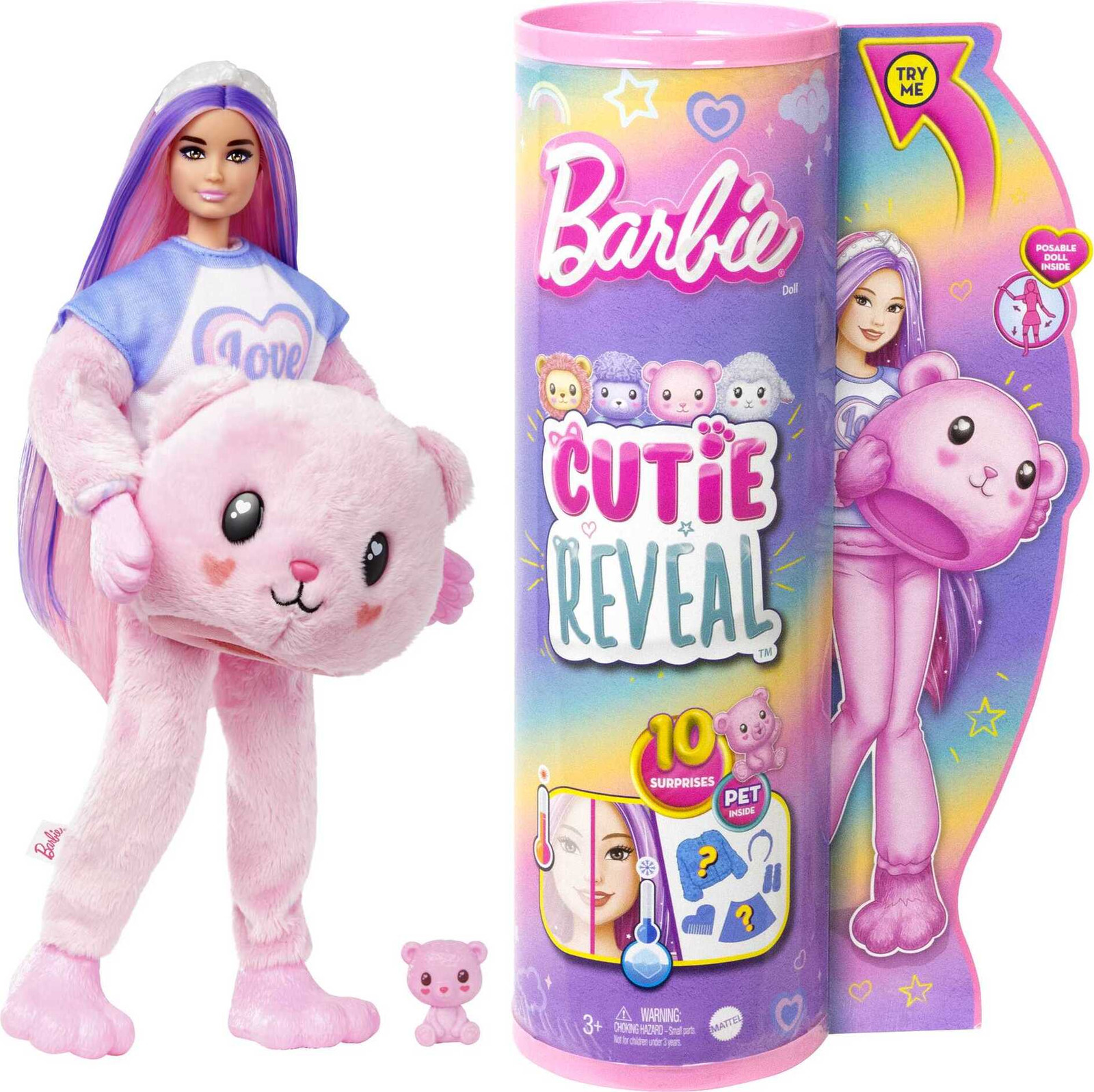 Barbie Cutie Reveal Knusse Schattige Serie Knuffelbeer
