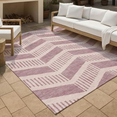 Addison Rugs Machine Washable Indoor/ Outdoor Modern Corinna Chantille Rug